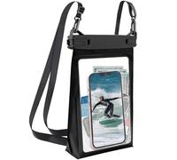 Large Waterproof Phone Pouch, IPX8 Water Proof Phone Case Bag, Underwater Phone Dry Bag with Adjustable Lanyard, Compatible with iPhone 15/14/13 Pro Max, Galaxy S25 S24 S23 HuaWei P60 Mate60 Up to 7''