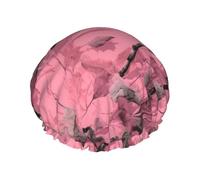 Large Waterproof Shower Cap with Adjustable Elastic Band | Beautiful Leaves Camouflage Print Shower Cap Hair Cover For Women Spa Bathing Swimming Makeup Travel, Large