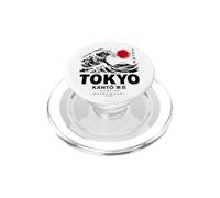 Large Wave Japanese Art Tokyo Kanto Japan Wave Retro PopSockets PopGrip for MagSafe