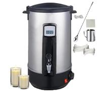Large Wax Melter for Candle Making 8-12L, Electric Wax Melting Container with Digital Display & Faucet Valve, 30-110°C Temperature Control, Soy Wax Melting Tank for Candle Soap Business 12L