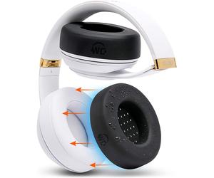 Large WC SweatZ Protective Headphone Ear Covers Made by WC | Fits Beats Studio 3 & 2 (Does Not Fit Beats Solo) / Bose QC35 &...