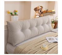 Large Wedge Pillows Headboard Triangular Rest Reading Pillow for Bed Headboard Sofa Back Positioning Backrest Soft Reading Pillow with Breathable,Gray,200x50x20cm