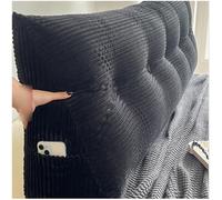 Large wedge-shaped headboard pillow, triangular reading pillow, soft backrest cushion that conforms to the spine, sofa bed/sofa bed lumbar support, removab(Size:180*45*20cm/70.86*17.71*7.87in,Color:F)