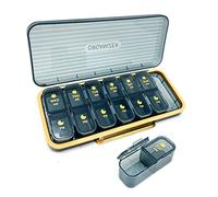 Large Weekly Pill Organizer,7-Day Pill case,7 Day Pill Box 2 Times a Day,Large Weekly Pill Organizer for Travelling,Portable Pill Holder,7 Day Pill Container ,