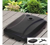 Large Weighted 60L Garden Patio Parasol Base Umbrella Canopy Stand