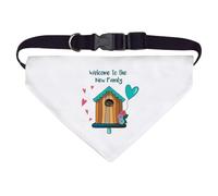 Large 'Welcome New Family' Dog/Cat/Pet Bandana (PD00064320)