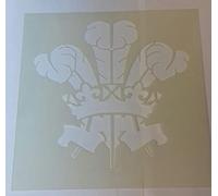 Large Welsh Three Feather mylar plastic stencil wall decor stencils bedroom living room kitchen