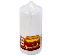 Large White Pillar Candle 80 mm x 180 mm 100hrs (2)