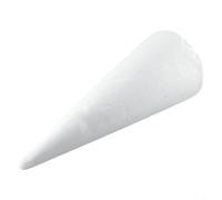 Large White Polystyrene Foam Cones 20cm/25cm/30cm/35cm for DIY Crafts, Painting, Floral Arrangements, Christmas Tree Decorations, Table Centrepieces(35cmX12.9cm)