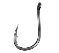 Large Wide Mouth Fishing Hooks, Thickened Reinforced Tube Shank Barbed for Big Grass Carp and Black(18# (40 pieces))