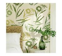 Large Wildflower Wall Stencil Daisy Coneflower Pattern Template Reusable Floral Stencil for Painting Furniture, Walls, Garden Planters DIY Crafts Home Decor(M 25cmX48cm)