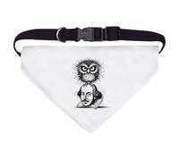 Large 'William Shakespeare With Owl' Dog/Cat/Pet Bandana (PD00061278)