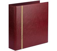 Large Wine CD/DVD Binder Album | 3 Ring Media Storage Folder | with 15 Pockets to Holds up to 120 Discs