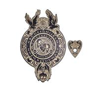 Large Wood Spirit Board Dowsing Message Telling Tool Talking Spirit Board With Planchette Mystical Game Supply Metaphysical Dowsing Message Telling Tool Mystical Game