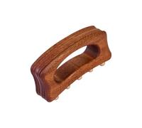 Large Wooden Brass Massage Comb - Ergonomic Body Brush for Muscle Relief and Relaxation