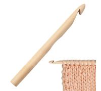 Large Wooden Crochet Hooks - 15/20/25mm Ergonomic Rosewood Needles | Chunky Yarn Crochet Hook With Case For Hands, Extra Large 8" Long Wood Needles For DIY Crafting & Bulky Projects