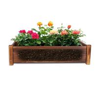 Large Wooden Garden Flower Box Raised Bed Pot Window Planter Trough Basket