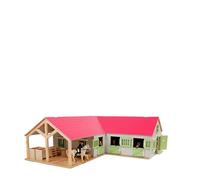 Kids Globe Horse Stable 1:24 Pink Kids Children Playset Toy Horse Accessory
