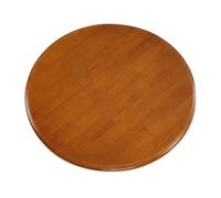 Large Wooden Lazy Susan Turntable - 27.6'' Rotating Storage Tray for Dining Table, Kitchen Centerpiece, Round Serving Plate, Rustic Brown Home Decor