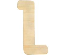 Large Wooden Letters 12 Inch, Unfinished 30cm Wooden Letter L for Crafts Children's Names Capital Alphabet 5mm Thick Wood Letters for Nursery Decor Wall Art Hanging Home Painting