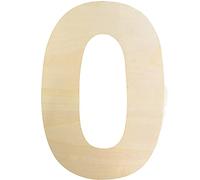 Large Wooden Letters 12 Inch, Unfinished 30cm Wooden Letter O for Crafts Children's Names Capital Alphabet 5mm Thick Wood Letters for Nursery Decor Wall Art Hanging Home Painting