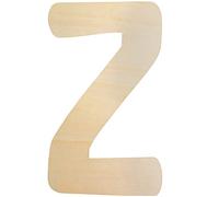 Large Wooden Letters 12 Inch, Unfinished 30cm Wooden Letter Z for Crafts Children's Names Capital Alphabet 5mm Thick Wood Letters for Nursery Decor Wall Art Hanging Home Painting