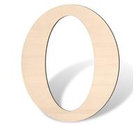 Large Wooden Letters 17 inch Big Wood Letter O for Name Sign, Wall Decor, Unfinished Blank Giant Wooden Alphabet Letters for Crafts, Birthday Parties, Rustic Wedding, Christmas Decoration, Baby Shower