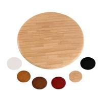 Large Wooden Rotating Serving Tray for Dining Table 60cm (24inch) RoundKitchen Centerpiece Piatto Girevole Grande in Wood Perfect for Entertaining