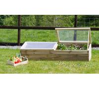 Large Wooden Sleeper Cold Frame Wood