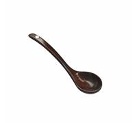 Large Wooden Soup Ladle Spoon with Long Handle, Big Teak Wood Serving Spoon, Handmade Porridge Soup Scoop for Cooking Kitchen Utensils Tool (Brown)