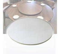 Large Wooden Turntable, Home Dining Turntable Rotating Serving Tray Round Dining Table Serving Plate, Table Top Rotating Tray 30in 40in (Color : White, Size : 50cm/20inch) (White 80cm/30inch)