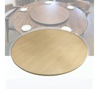Large Wooden Turntable, Home Dining Turntable Rotating Serving Tray Round Dining Table Serving Plate, Table Top Rotating Tray 30in 40in (Color : White, Size : 50cm/20inch) (Log 90cm/36inch)