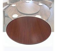 Large Wooden Turntable, Home Dining Turntable Rotating Serving Tray Round Dining Table Serving Plate, Table Top Rotating Tray 30in 40in (Color : White, Size : 50cm/20inch) (Mahogany 80cm/30inch)