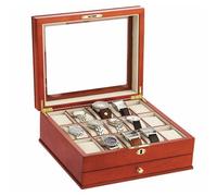 Mele & Co Lockable Fifteen Part Wooden Watch Box - A1997