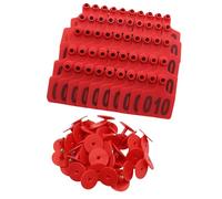 Large Writeable Ear Markers for Livestock Organization Set of 100 in Bright Colors Suitable for Cattle Sheep and Pigs Anti Theft Ear Identifiers