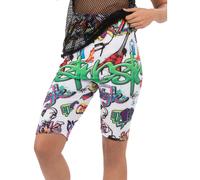 (Large/X Large (up to 48)) 90s Unisex Graffiti Cycling Shorts