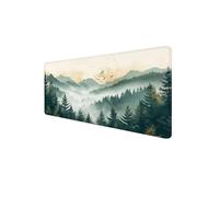 Large XXL Mouse Mat Mountain Gaming Mouse Pad (1200 x 600 x 3mm) Tree Extended Mousepad Keyboard Mat Waterproof Desk Pad with Anti-Slip Rubber Base Mousemat, Laptop for Office Gaming and Home D1-883