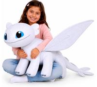 Large XXL Plush Toys - Compatible with Stitch, Sonic, Minions, Spongebob, Minecraft & More Original Licence 70-120 cm (Dragon Tamer Day Shadow 85 cm)