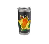 Large Yellow Daffodil Wales National Day Stainless Steel Insulated Tumbler