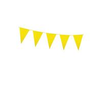 Large Yellow Giant Flag Bunting Decoration 10m