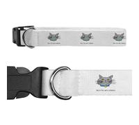 Large 'You're The Cat's Whiskers' Dog Collar (PR00063702)