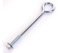 Large Zinc Plated Eyebolt with Nut & Washer | M12 x 250mm