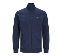 JACK & JONES Men's Paulos Sweat Zip PLS Sweatshirt, Navy Blazer, 6XL