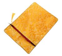 Large Zipper Storage Bag for Back to School Decor Portable Bibble Bag with Pen Organizer Delicate Silk Cloth Material for Classroom and Office Use