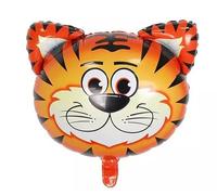 Large Zoo Farm Animal Party Foil Balloons Birthday Party Decorations - Suitable for air or helium (Tiger Head)