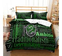 (large220x240) Harry Potter and the Magic School Digital Print Quilt Set 021915 Slytherin