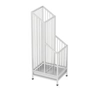 LargeCapacity Metal Umbrella Stand Holder for Hotels & Offices - Stylish White Umbrella Storage Rack Durable Design Perfect for Commercial & Home Use