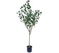 LargeEucalyptus Tree Artificial 150cm Premium Plant Leaf Green One Size
