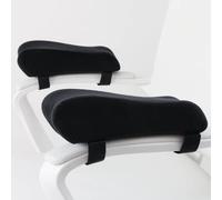 LargeLeaf Chair Ergonomic Armrest Pads Elbow Pillow Pressure Relief Office Chair Gaming Chair armrest with Memory Foam armrest Pads 2-Piece Set of Chair (Memory foam)