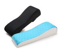 LargeLeaf Chair Gel Ergonomic armrest Cushions Elbow Pillow Pressure Relief Office Chair Gaming Chair armrest with Memory Foam armrest Pads 2-Piece Set of Chair